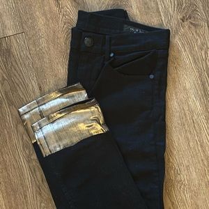 Rag & Bone Bilberry Gold Ankle Jean
